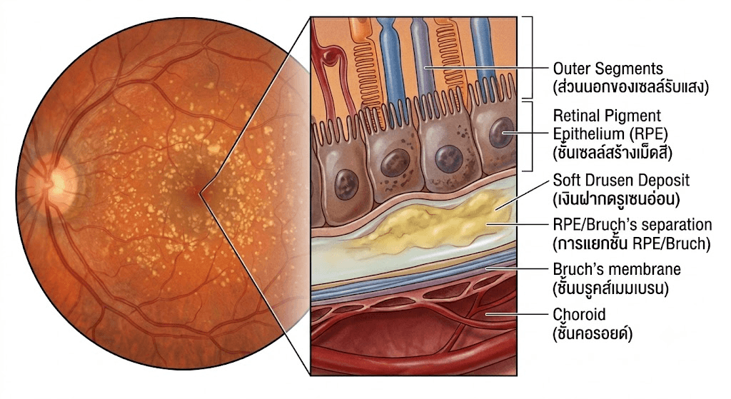 Retina education visual